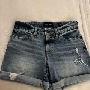 Lucky Brand Blue Distressed Denim Shorts
